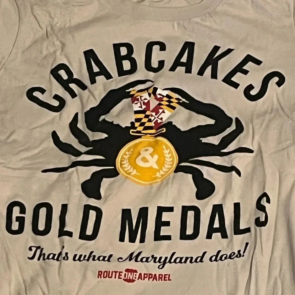 Crabcakes & Gold Medals Maryland Tee